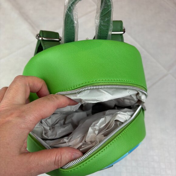 Loungefly Disney Pixar Toy Story Rex Little Arms Green Mini Backpack. New w tags - Picture 8 of 16